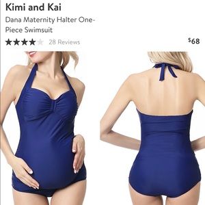 Maternity Swim One Piece Halter